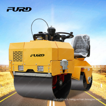 700KG Wheel Road Asphalt Roller Compactor Gasoline Double Drum Rollers